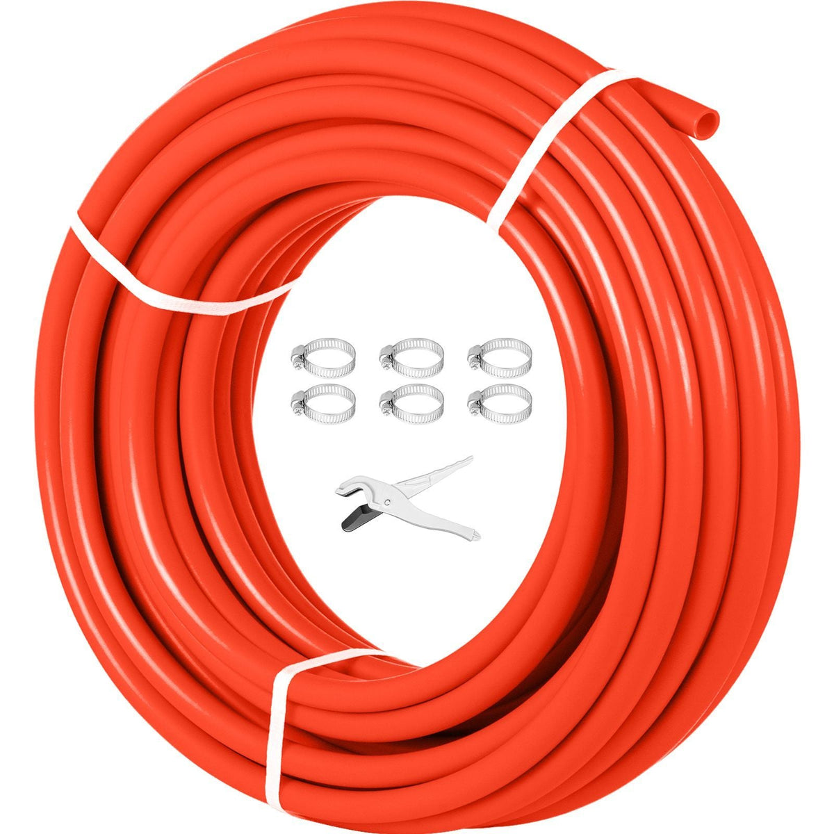 Oxygen-Barrier PEX Tubing 300Ft Red + 300Ft Blue 1/2 Inch Radiant Floor PEX Pipe Radiant Heat Floor Heating Plumbing Cold and Hot Water Tubing