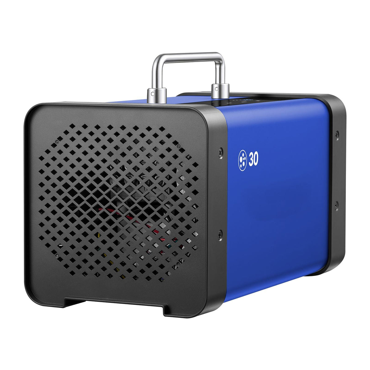 Ozone Generator, 30000mg/h Commercial Ozone Machine, with 15s Delayed Start & Dual-Hose Water Mode & LCD Touchscreen, Industrial Deodorizer for Car, Smoke, Home Odors, Up to 2700 sq.ft