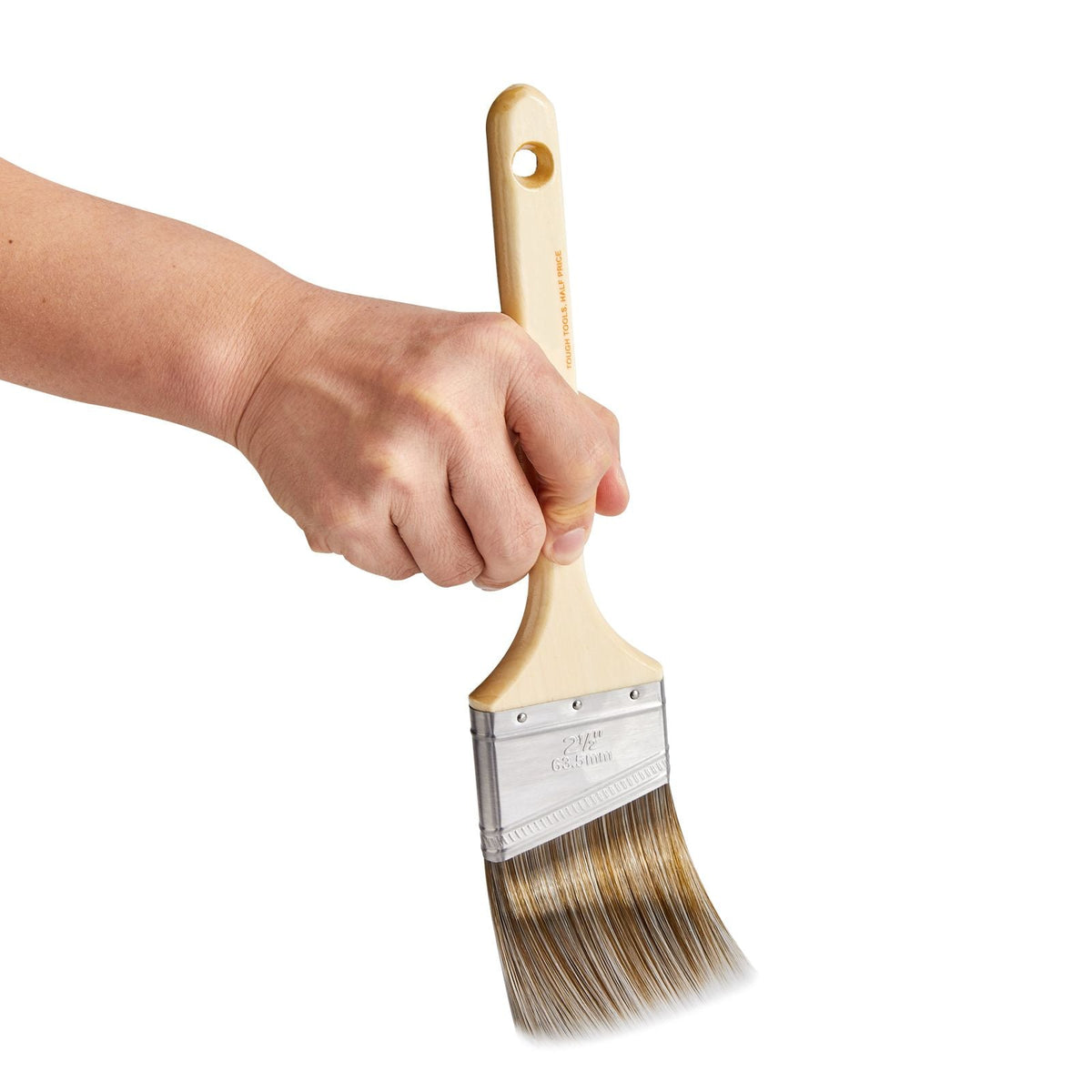 Paint Brushes, 12 Piece Angle Paint Brush, Treated Wood Handle, Paint Brush Set for All Latex and Oil Paints & Stains, Wood Stain Brushes for Cabinets, Walls, Fences, Interior & Exterior Use