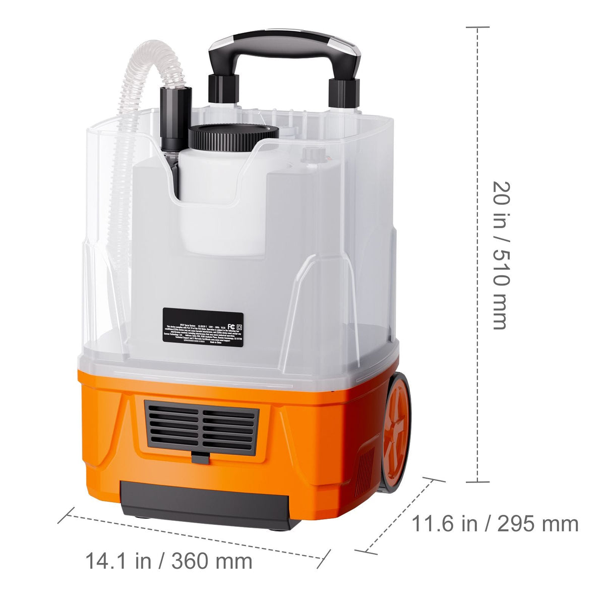 Paint Sprayer, 1300W Electric Spray Paint Gun with Air Hose, 1300ml and 800 ml Containers, 5 Copper Nozzles, 150 Din HVLP Spray Gun for House Painting Home Interior and Exterior Walls, Fence