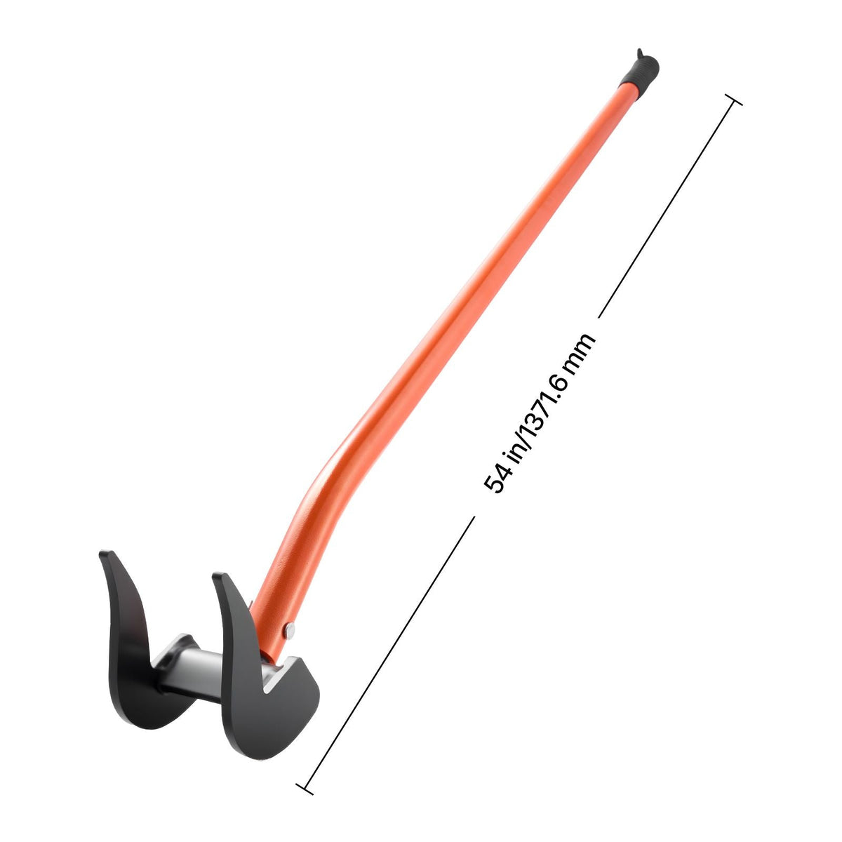 Pallet Buster Tool, 50 Inch Carbon Steel Handle Wrecking Pry Bar, 2000 lbs Weight Capacity, Heavy Duty Deck Board Removal Tool, Breaker Bar for Flooring, Framing, Roofing, Trim, Drywall