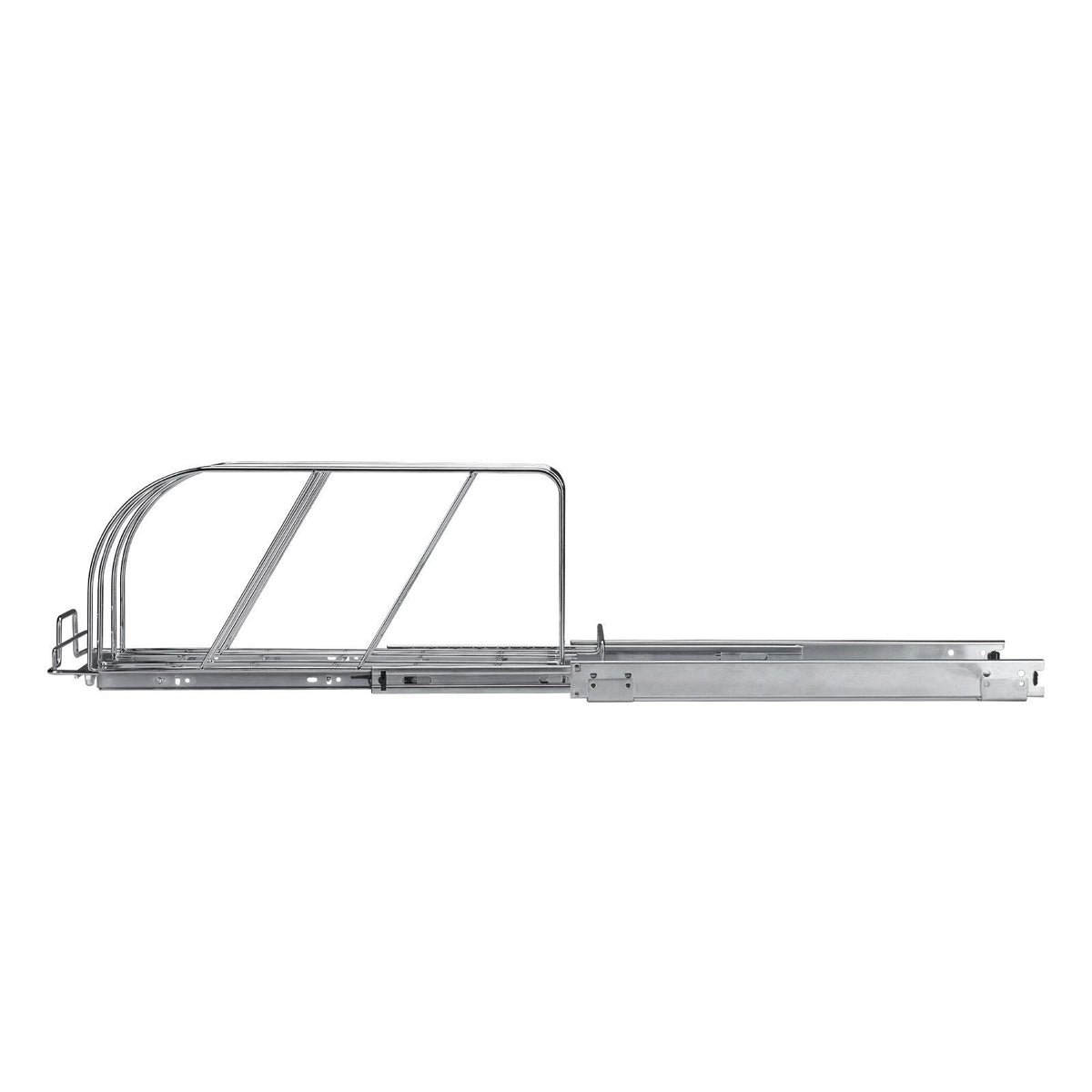 Pan and Pot Rack, Expandable Pull Out Under Cabinet Organizer, Cookie Sheet Baking Pans tray Organization, Adjustable Wire Dividers, Steel Lid Holder for Kitchen Cabinet & Pantry Storage, 12.5"W