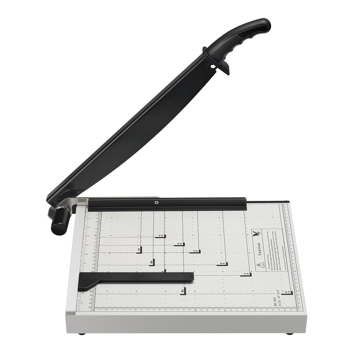 Paper Cutter, Guillotine Trimmer, 15" Cut Length, 16 Sheets Capacity, Heavy Duty Guillotine Paper Cutter with Guard Rail/Blade Lock for Cardstock/Cardboard, Paper Trimmer for Home Office School