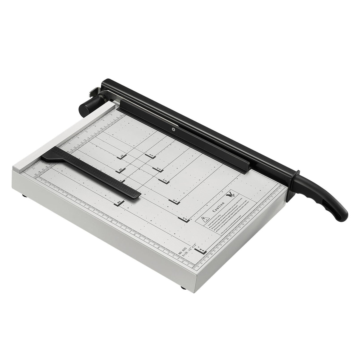 Paper Cutter, Guillotine Trimmer, 15" Cut Length, 16 Sheets Capacity, Heavy Duty Guillotine Paper Cutter with Guard Rail/Blade Lock for Cardstock/Cardboard, Paper Trimmer for Home Office School