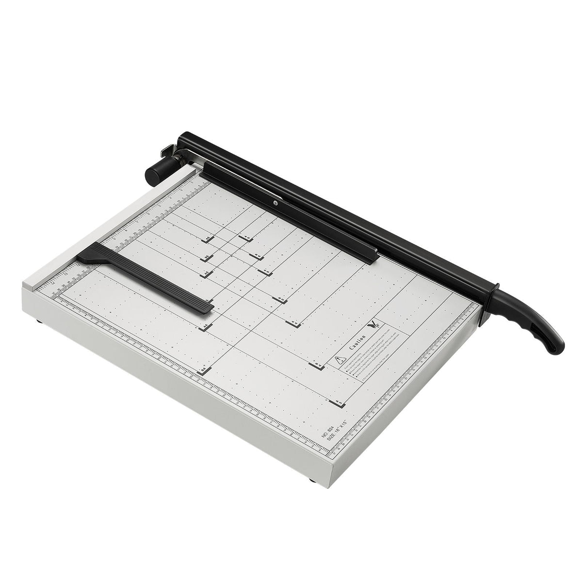 Paper Cutter, Guillotine Trimmer, 18" Cut Length, 15 Sheets Capacity, Heavy Duty Guillotine Paper Cutter with Guard Rail/Blade Lock for Cardstock/Cardboard, Paper Trimmer for Home Office School