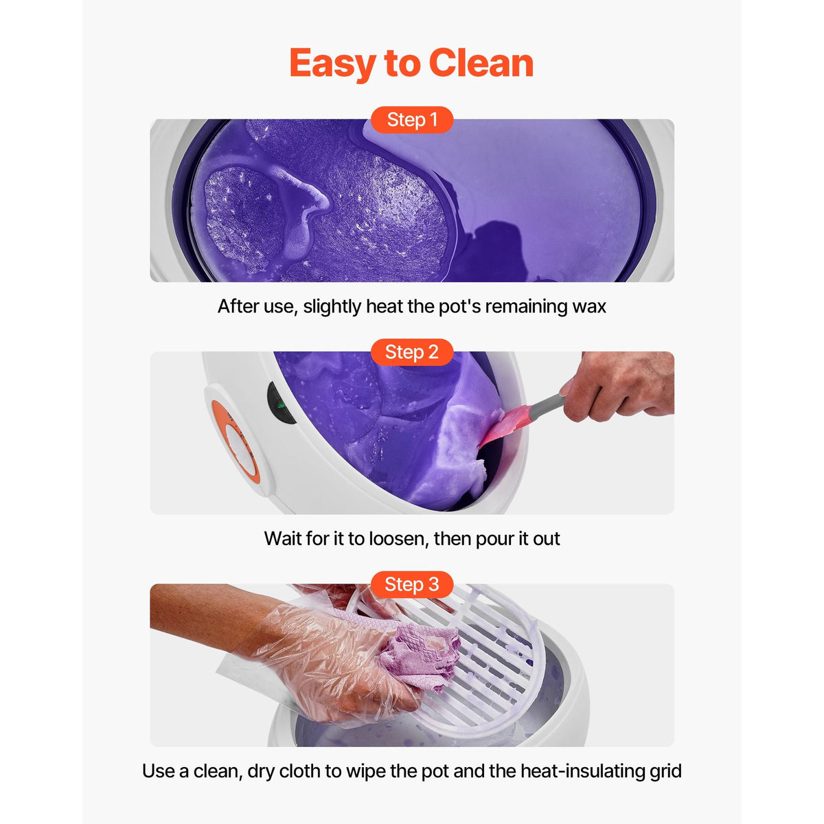 Paraffin Wax Machine for Hands and Feet, 2000ML Professional Paraffin Wax Warmer, Low/High 2-Level Temperature Control Paraffin Bath Moisturizing Kit for Skin Hydration, Home Spa, Beauty Salons