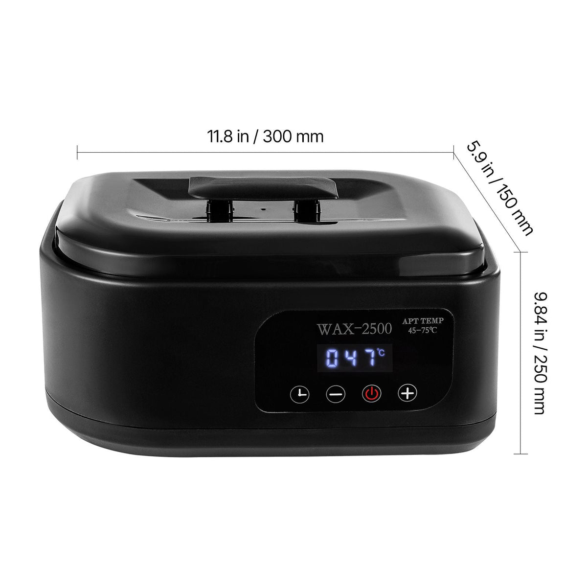 Paraffin Wax Machine for Hands and Feet, 3500ML Professional Paraffin Wax Warmer, 113 Fahrenheit-167 Fahrenheit Digital Display Paraffin Bath Moisturizing Kit with Timer
