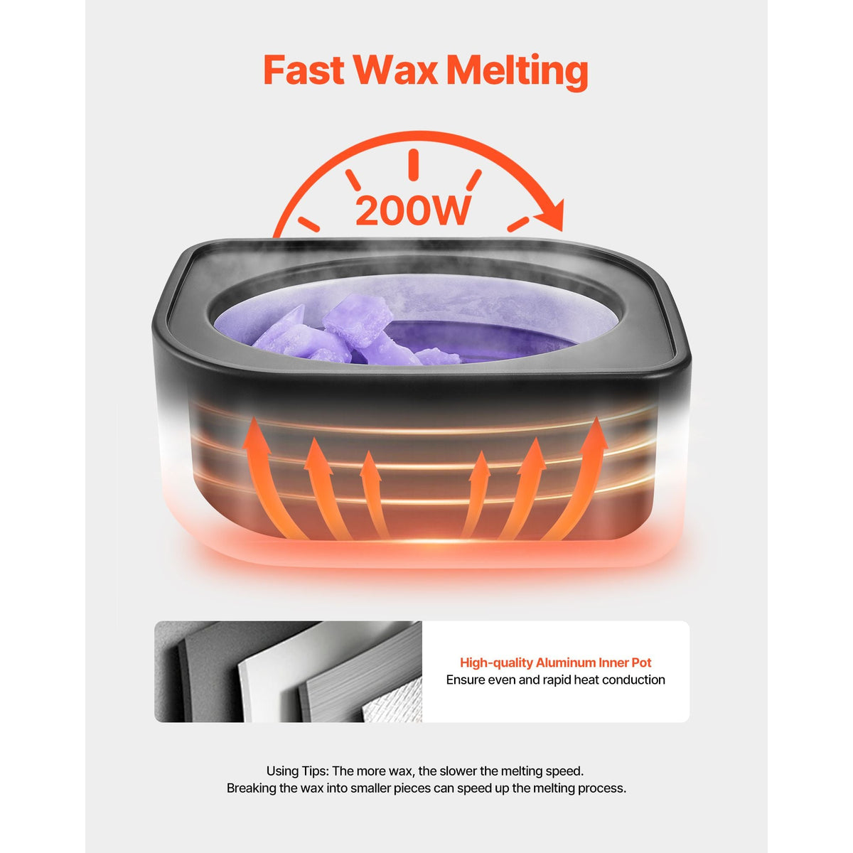 Paraffin Wax Machine for Hands and Feet, 3500ML Professional Paraffin Wax Warmer, 113 Fahrenheit-167 Fahrenheit Digital Display Paraffin Bath Moisturizing Kit with Timer