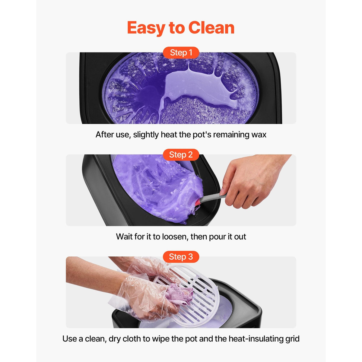 Paraffin Wax Machine for Hands and Feet, 3500ML Professional Paraffin Wax Warmer, 113 Fahrenheit-167 Fahrenheit Digital Display Paraffin Bath Moisturizing Kit with Timer