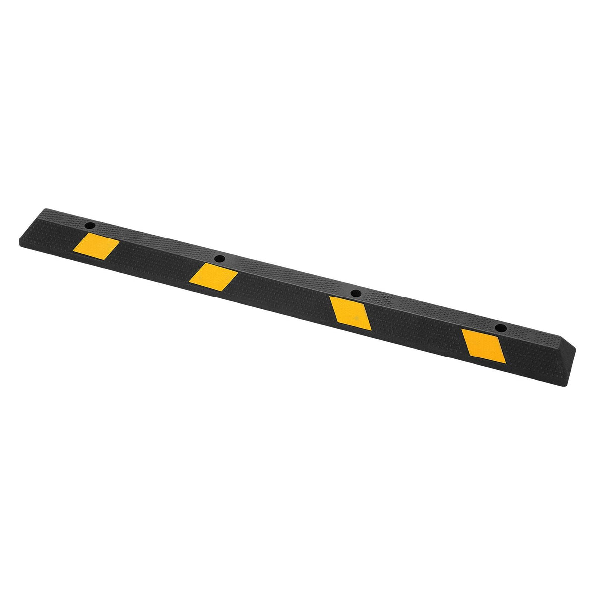 Parking Stopper, 72 Inch 2 Pcs Heavy Duty Parking Aid for Garage, Rubber Curb Garage Floor Stopper with Reflective Strips, Aid Gadgets for Cars Vans Trucks Tire Wheel Guide Block Stops Bumpers