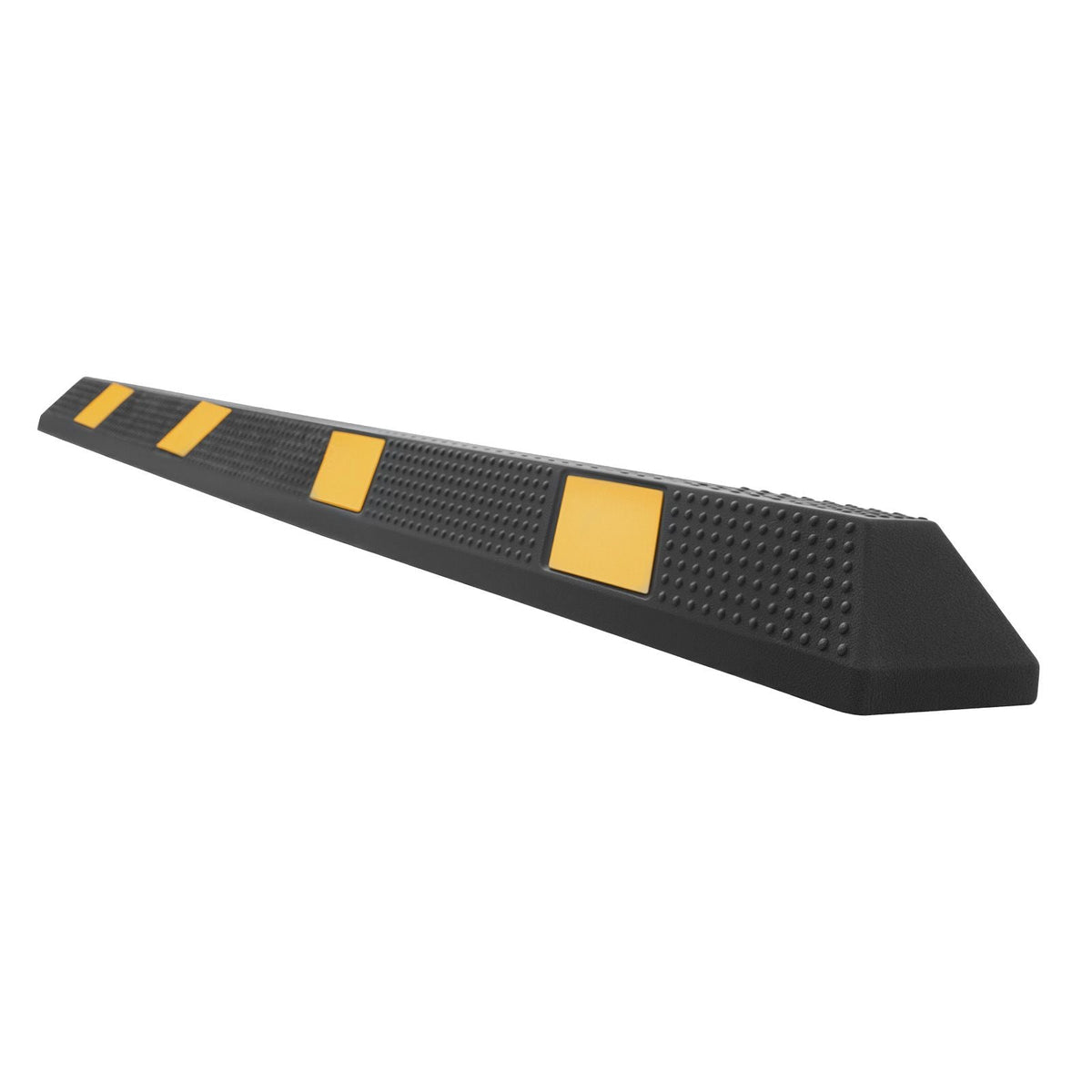 Parking Stopper, 72 Inch 2 Pcs Heavy Duty Parking Aid for Garage, Rubber Curb Garage Floor Stopper with Reflective Strips, Aid Gadgets for Cars Vans Trucks Tire Wheel Guide Block Stops Bumpers