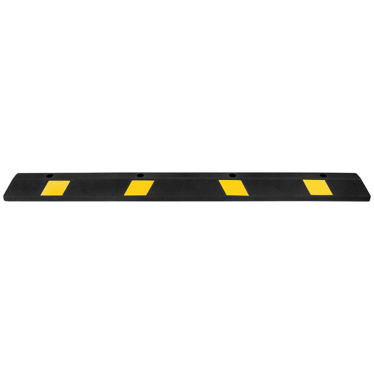 Parking Stopper, 72 Inch 2 Pcs Heavy Duty Parking Aid for Garage, Rubber Curb Garage Floor Stopper with Reflective Strips, Aid Gadgets for Cars Vans Trucks Tire Wheel Guide Block Stops Bumpers
