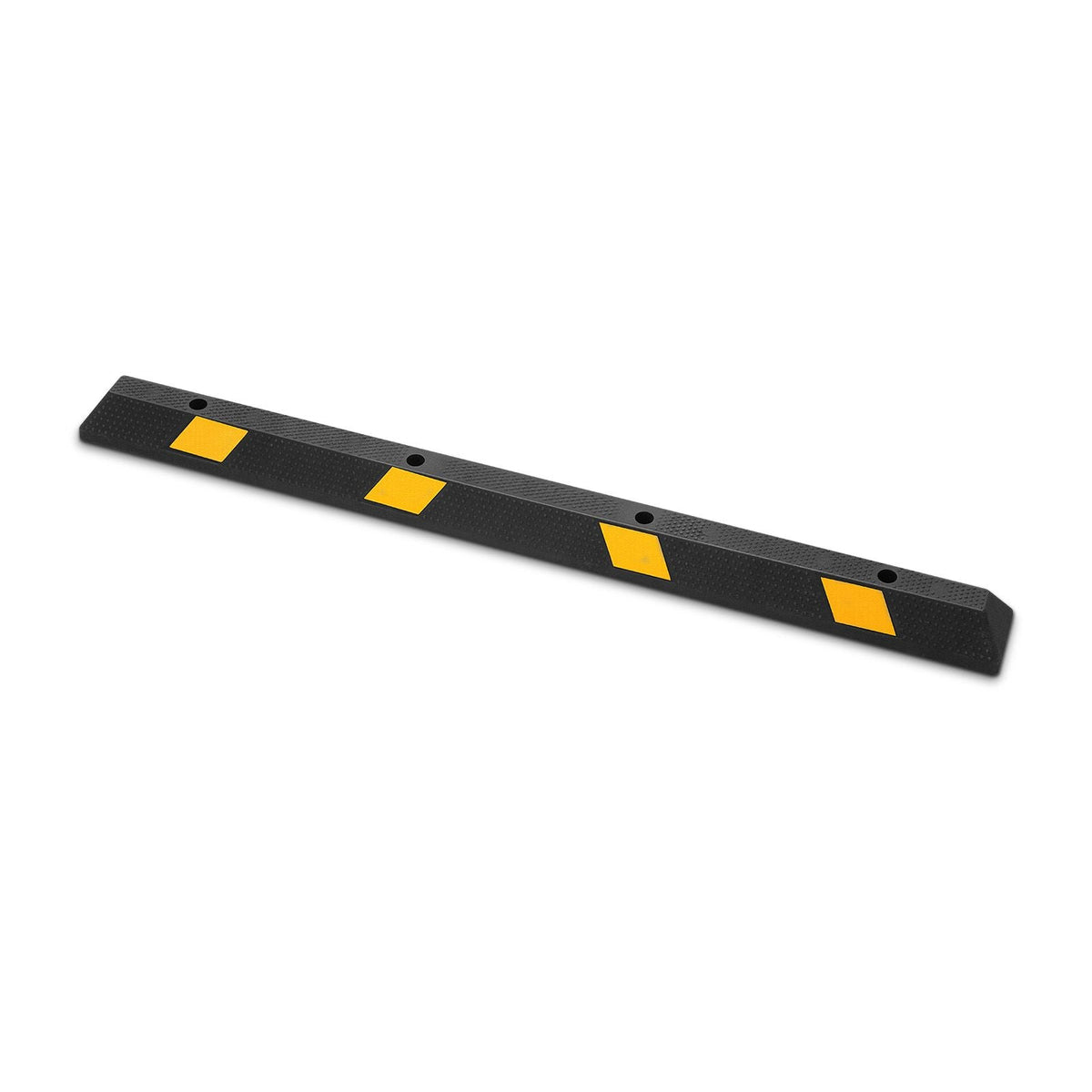 Parking Stopper, 72 Inch 2 Pcs Heavy Duty Parking Aid for Garage, Rubber Curb Garage Floor Stopper with Reflective Strips, Aid Gadgets for Cars Vans Trucks Tire Wheel Guide Block Stops Bumpers