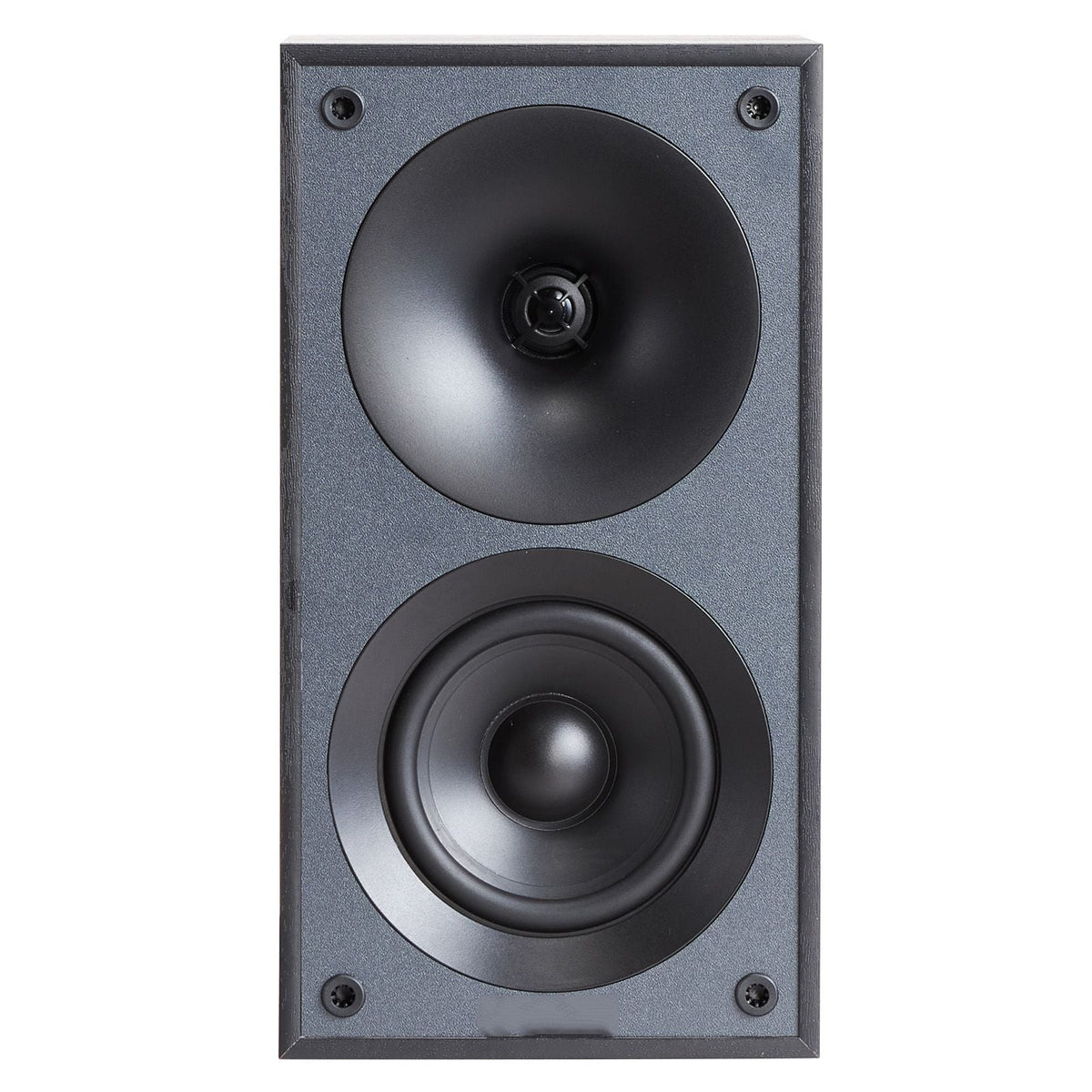 Passive Bookshelf Speaker, 300W, Book Shelf Stereo Speakers with 4-Inch Woofer and 1-Inch Tweeter, Detachable Grille, 70Hz-20KHz Frequency Response, Wooden Enclosure, for Home Theater (1 Pair)