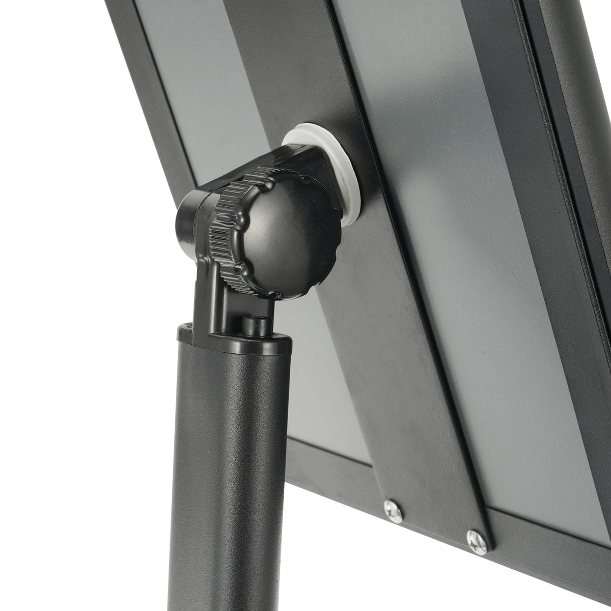 Pedestal Sign Holder, 11 x 17 Inch Vertical and Horizontal Adjustable Poster Stand, Heavy-Duty Floor Standing Sign Holder with Metal Base for Display, Advertisement, and Outdoor, Black