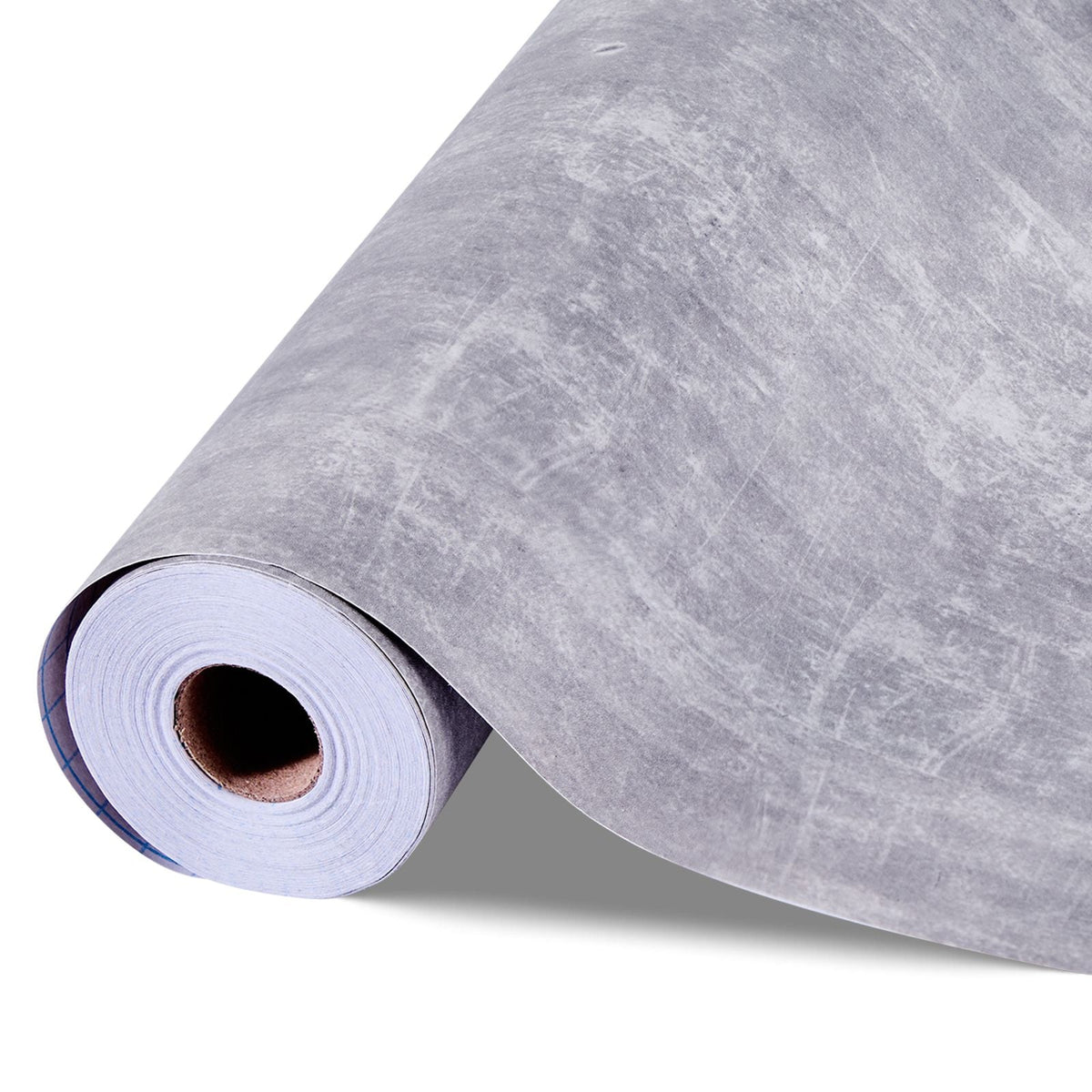 Peel and Stick Wallpaper, 15.7 x 590.5 inch Contact Paper Waterpoof Self Adhesive, Easy to Clean Wall Decorative Vinyl Roll for Bedroom Kitchen Bathroom Office,Dark Gray Industrial Style