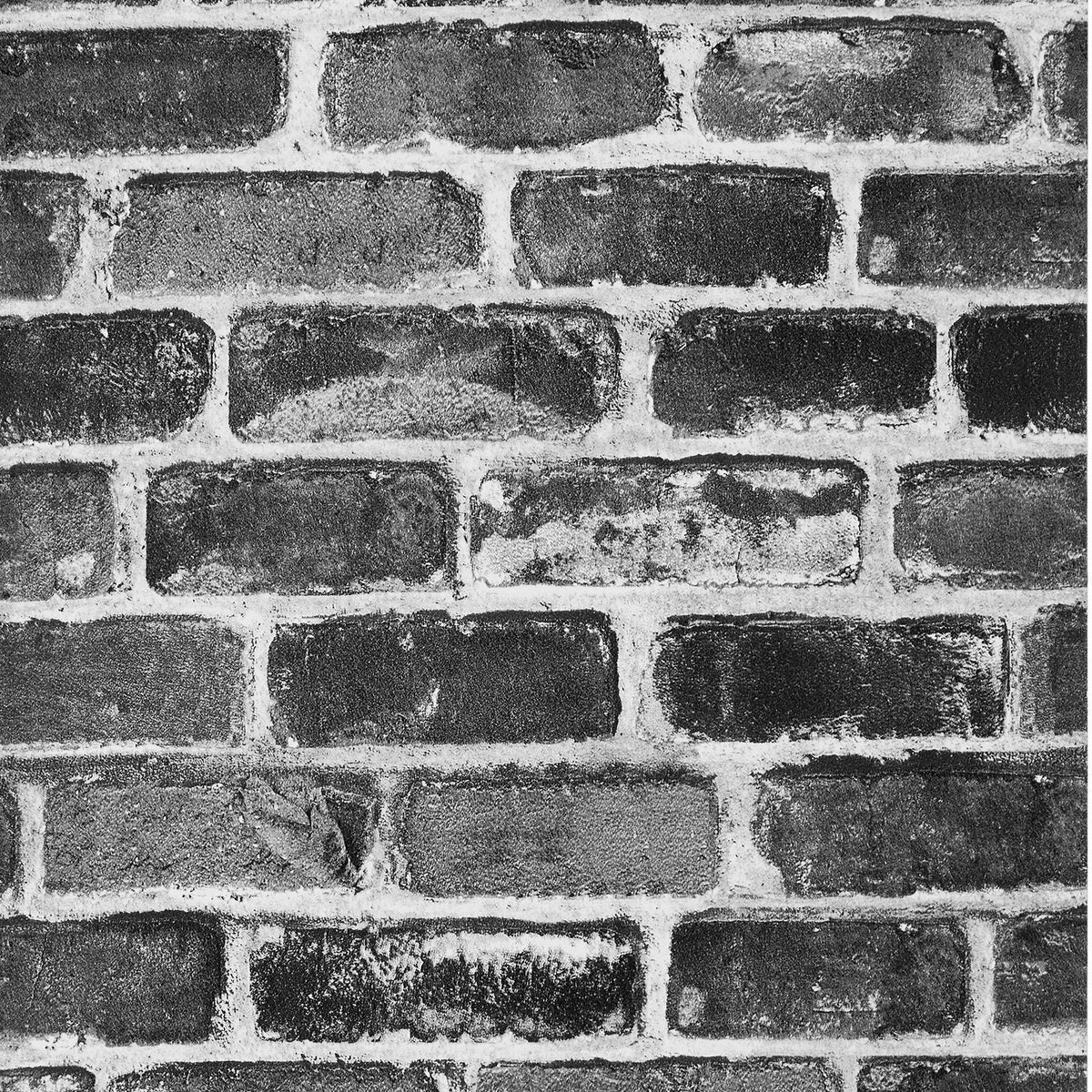 Peel and Stick Wallpaper, 17.7 x 393.7 inch Contact Paper Gray Brick Waterpoof Self Adhesive, Easy to Clean & Peel Wall Decorative Vinyl Roll for Bedroom Kitchen Bathroom Office Desk