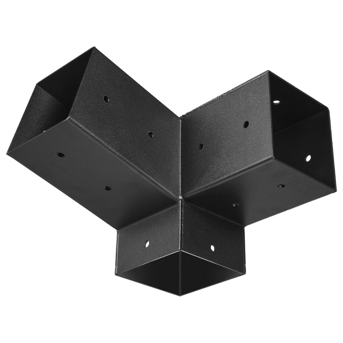 Pergola Kit, 4x4 Inch 3-Way Slanted Brackets for 3.5x3.5 Inch Wood Beams in Actual Size, 2-Pack Pergola Brackets with 2 Post Bases and 2 Wall Mount Bases, for Outdoor Pergolas, Gazebos, Sheds