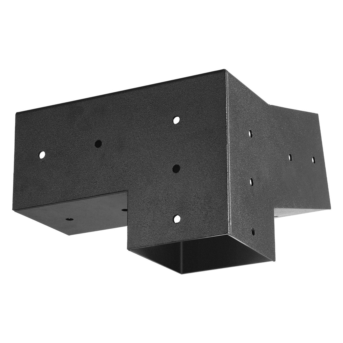 Pergola Kit, 4x4 Inch 3-Way Slanted Brackets for 3.5x3.5 Inch Wood Beams in Actual Size, 2-Pack Pergola Brackets with 2 Post Bases and 2 Wall Mount Bases, for Outdoor Pergolas, Gazebos, Sheds