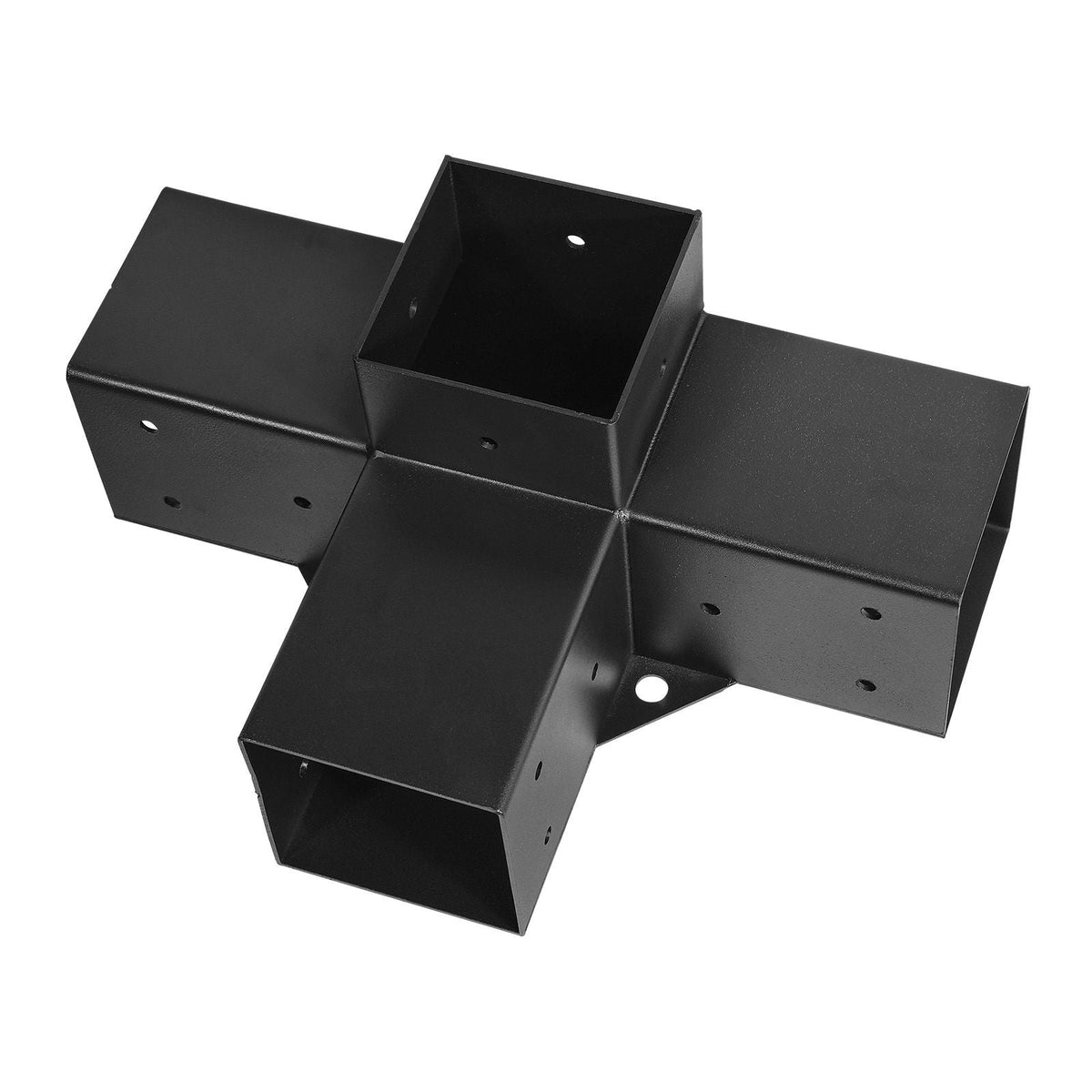 Pergola Kit, 4x4 Inch Pergola Brackets for 3.5x3.5 Inch Wood Beams in Actual Dimension, 3-Way (4 Pcs) and 4-Way (2 Pcs) Gazebo Brackets with 6 Post Bases, for Outdoor Pergolas, Gazebos, Sheds