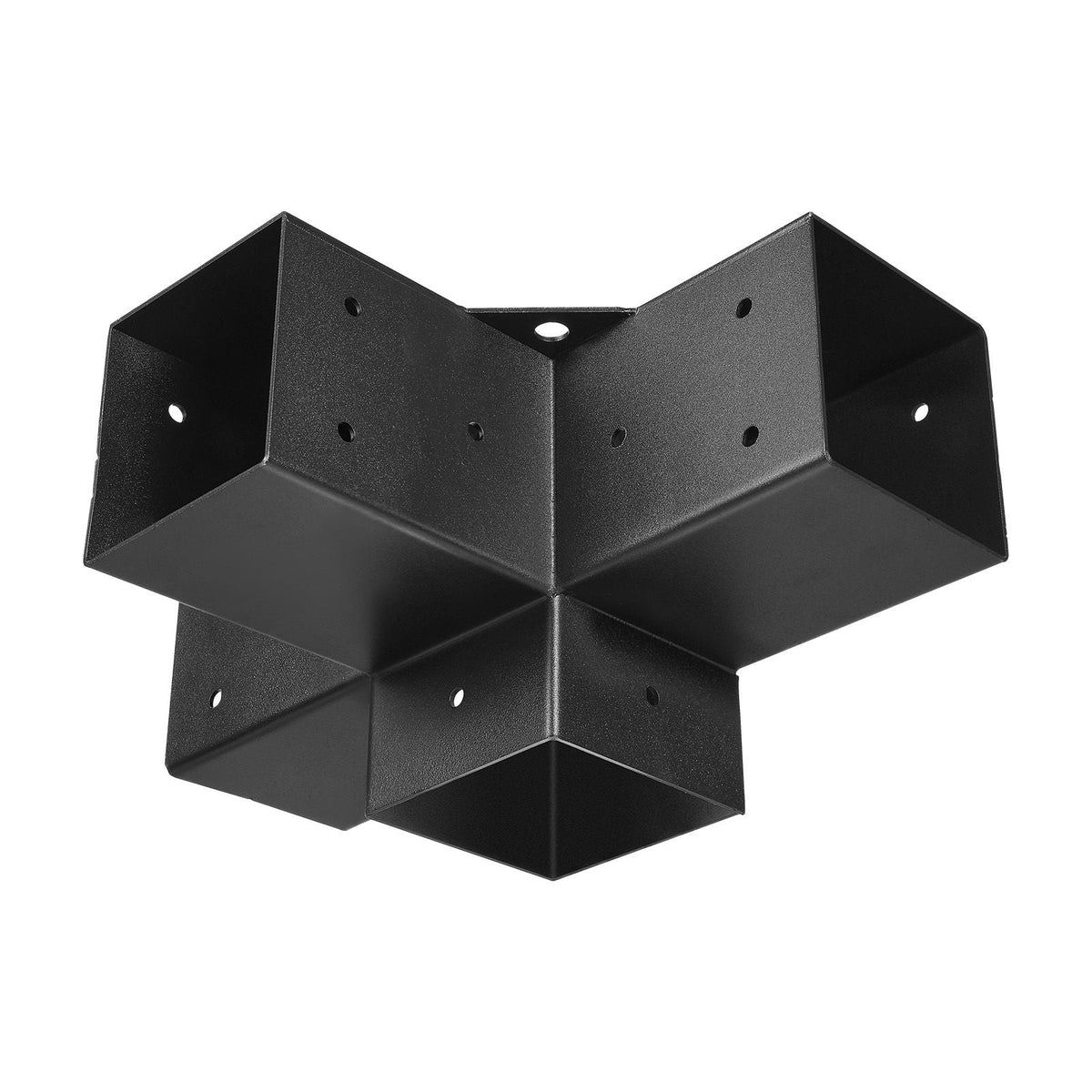 Pergola Kit, 4x4 Inch Pergola Brackets for 3.5x3.5 Inch Wood Beams in Actual Dimension, 3-Way (4 Pcs) and 4-Way (2 Pcs) Gazebo Brackets with 6 Post Bases, for Outdoor Pergolas, Gazebos, Sheds