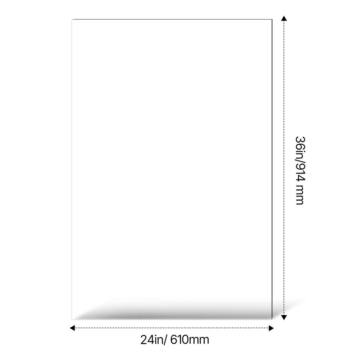 PET/Plexiglass Sheets, 5-Pack Plastic Sheet, 24 x 36 Inch 0.04 Inch Thick Transparent Clear Flexible Plastic Panels for Craft, Replacement Picture Frame Glass, DIY Display Project, Easy to Cut