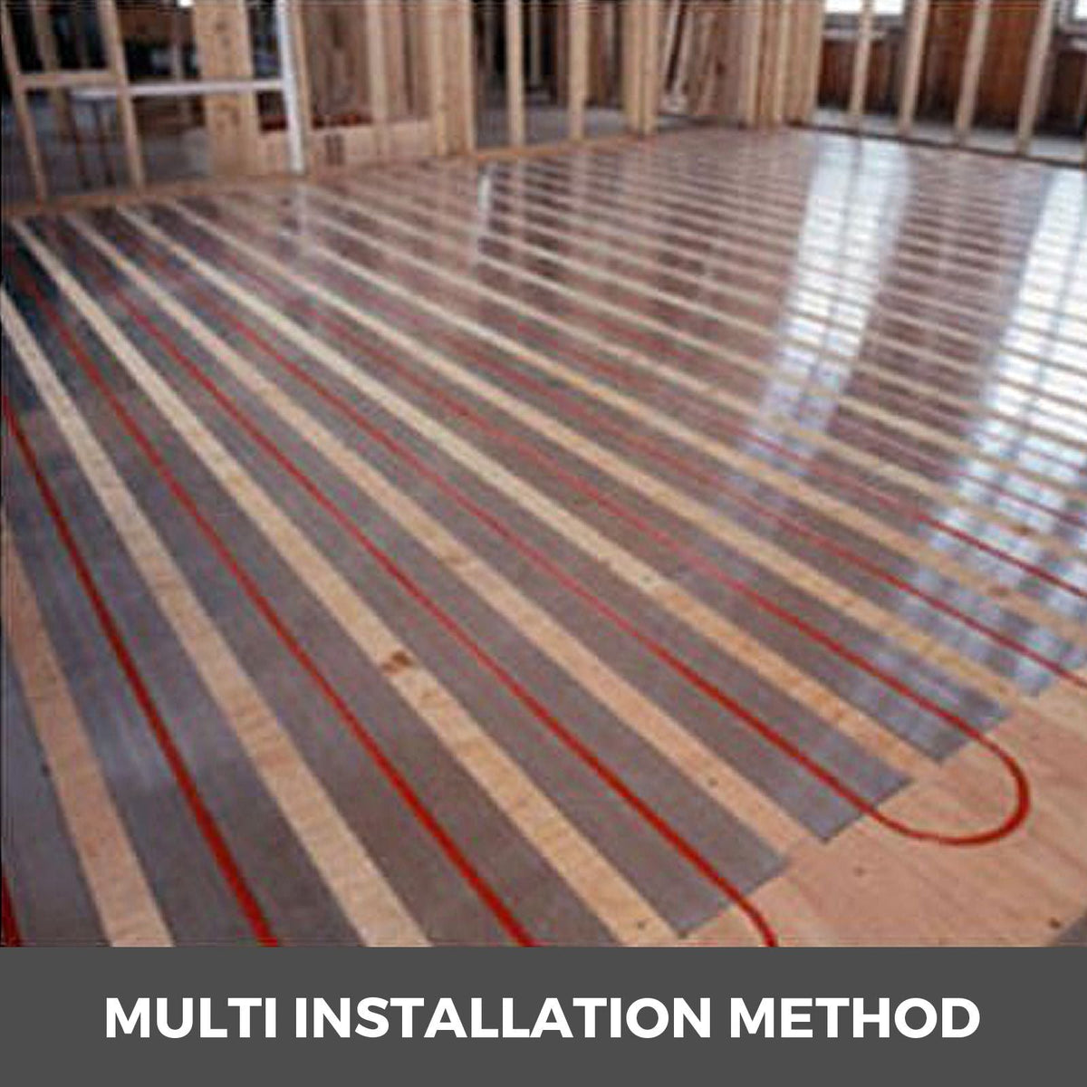 PEX Heat Transfer Plates, 100 pcs Box Radiant Heat Transfer Plates, 4 ft Aluminum PEX Heat Transfer Plates, 1/2 inch Heat Transfer Plates Designed for PEX Tubing