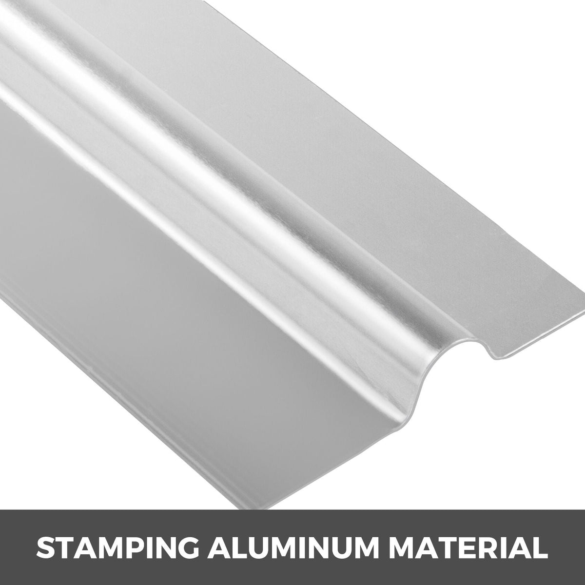 PEX Heat Transfer Plates, 200 pcs Box Radiant Heat Transfer Plates, 2ft Aluminum PEX Heat Transfer Plates, 1/2 inch Heat Transfer Plates Designed for PEX Tubing