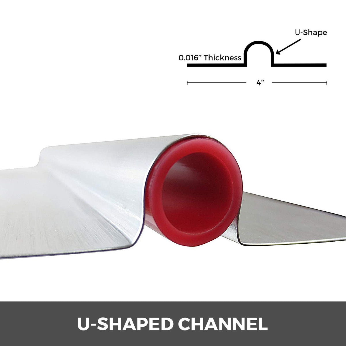PEX Heat Transfer Plates, 200 pcs Box Radiant Heat Transfer Plates, 4 ft Aluminum PEX Heat Transfer Plates, 1/2 inch Heat Transfer Plates Designed for PEX Tubing