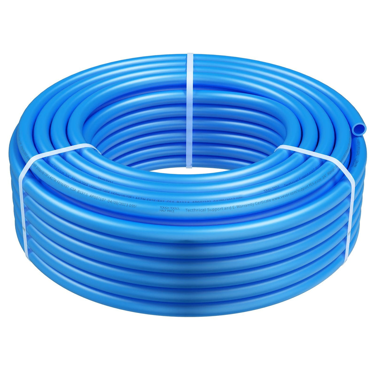 PEX Pipe 3/4 Inch, 100 Feet Length PEX-A Flexible Pipe Tubing for Potable Water, Pex Water Lines for Hot/Cold Water & Easily Restore, Plumbing Applications with Free Cutter,Blue