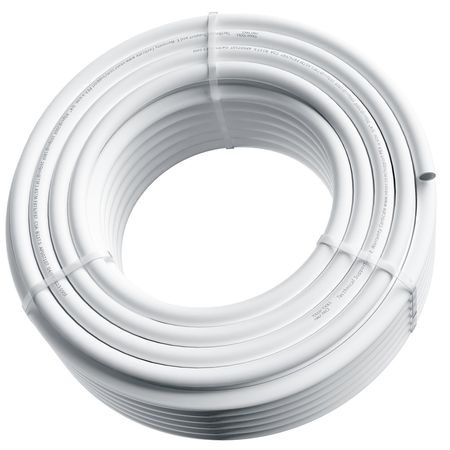 PEX Pipe 3/4 Inch, 100 Feet Length PEX-A Flexible Pipe Tubing for Potable Water, Pex Water Lines for Hot/Cold Water & Easily Restore, Plumbing Applications with Free Cutter,White