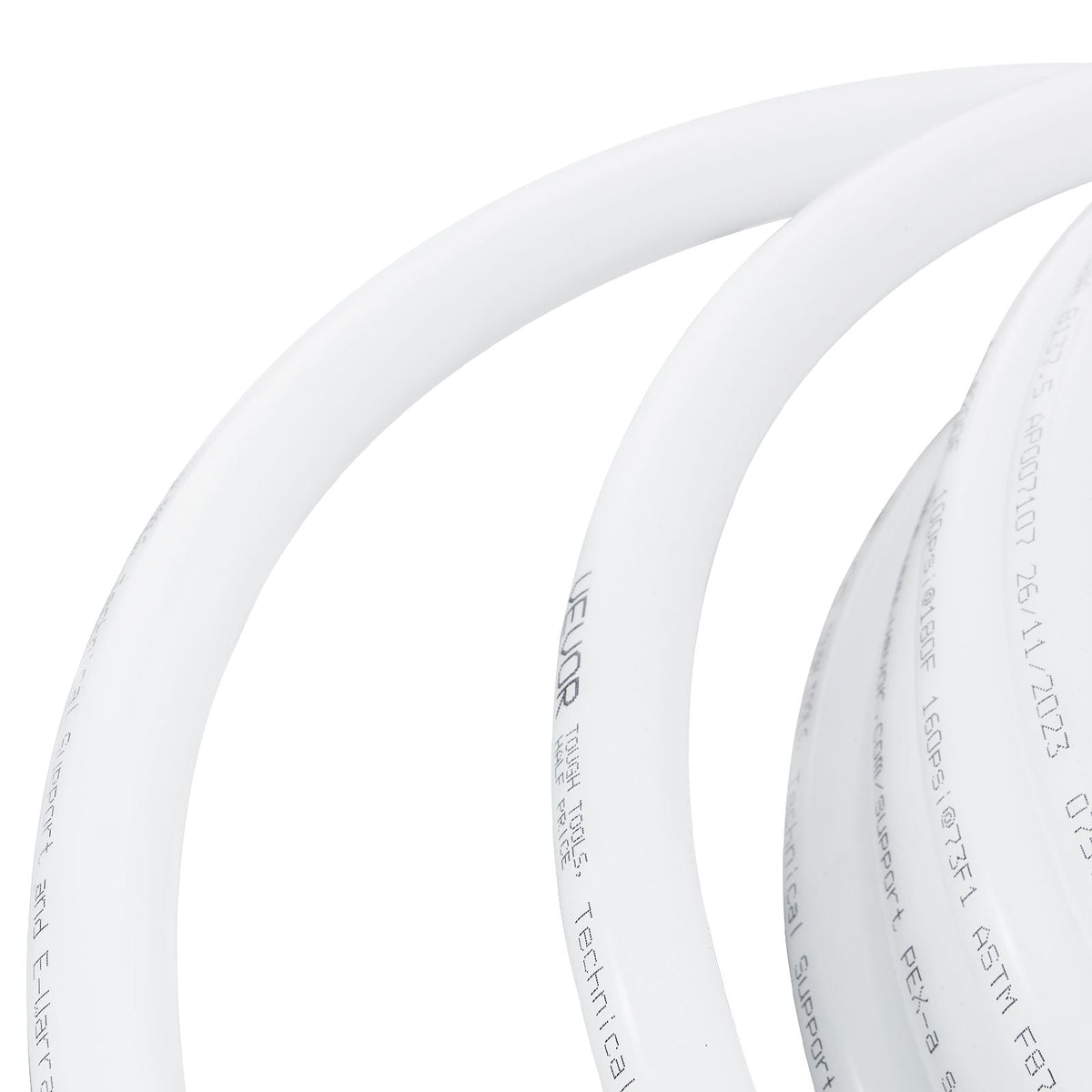 PEX Pipe 3/4 Inch, 500 Feet Length PEX-B Flexible Pipe Tubing for Potable Water, Pex Water Lines for Hot/Cold Water & Easily Restore, Plumbing Applications with Free Cutter & Clamps ,White