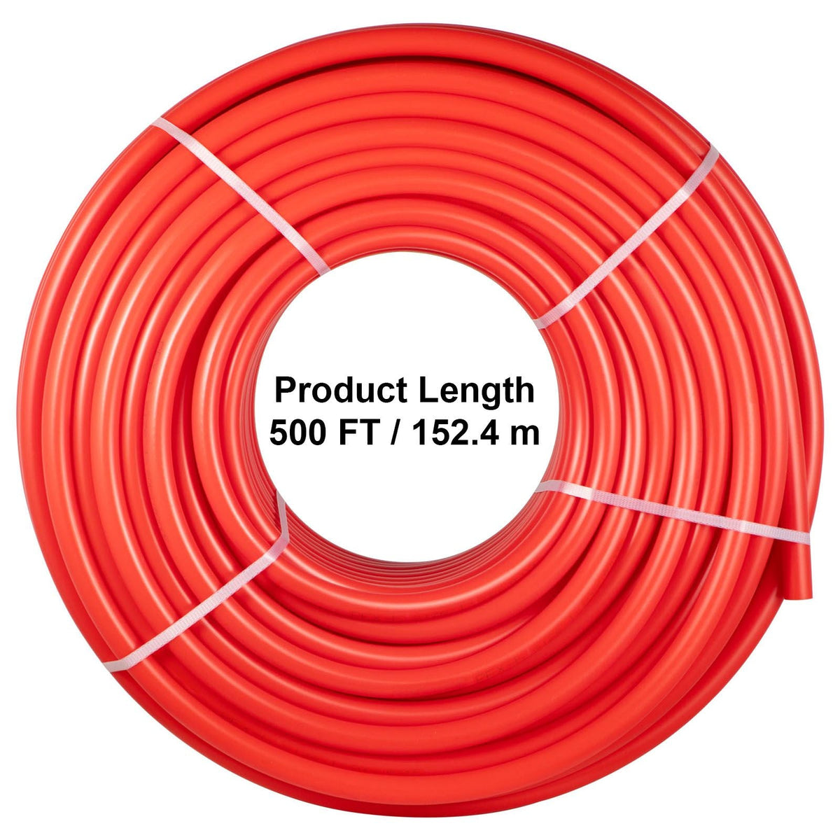 PEX Pipe, 7/8 inch x 500 FT PEX Tubing, Non Oxygen Barrier Red PEX-B Pipe, Flexible PEX Water Line for RV Sewer Hose, Plumbing, Radiant Heating