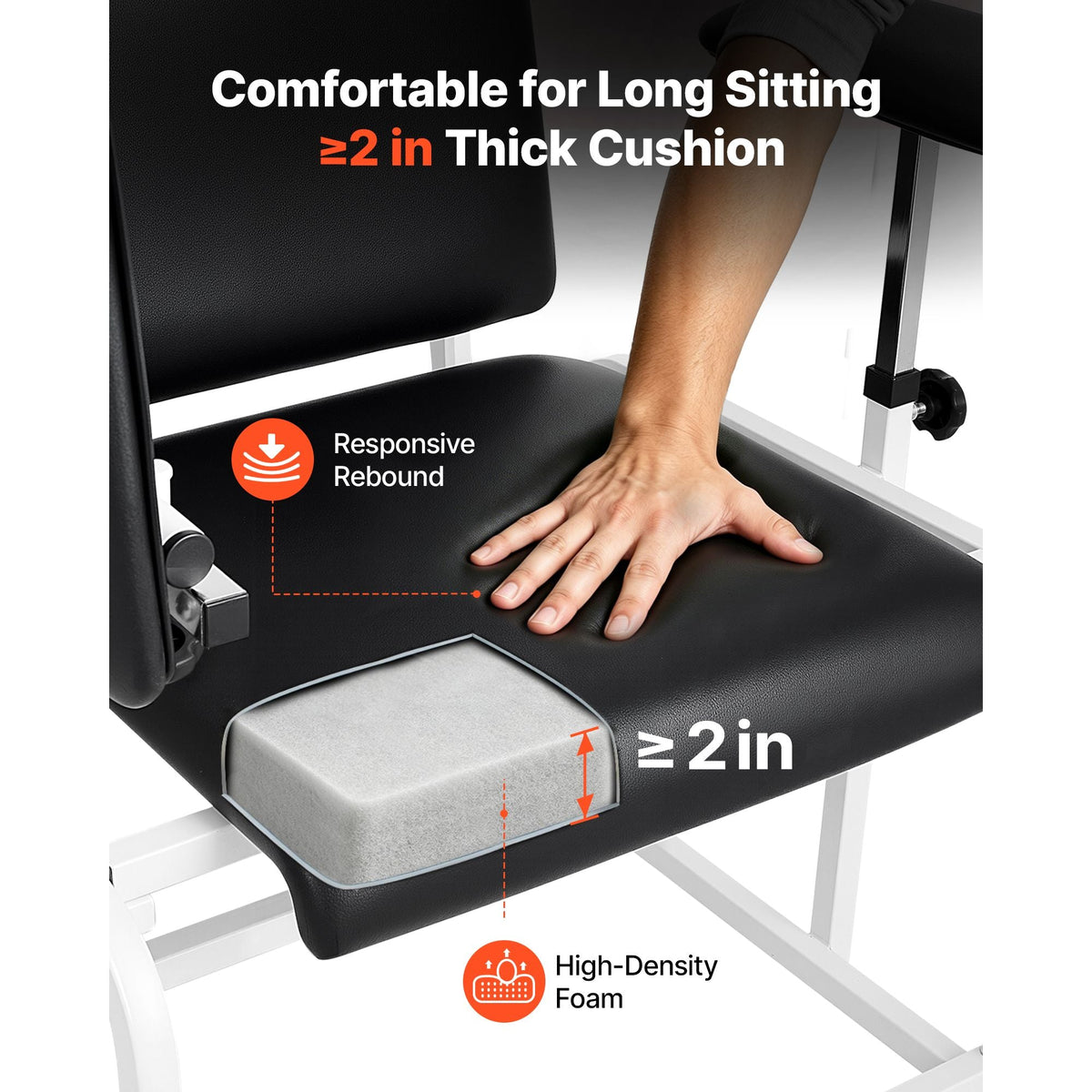 Phlebotomy Chair 750LBS Capacity Blood Draw Medical Chair, Comfortable Blood Drawing Chairs with Adjustable Armrests, Soft Padded Seat, Easy-to-Clean PVC Leather for Hospitals Clinics