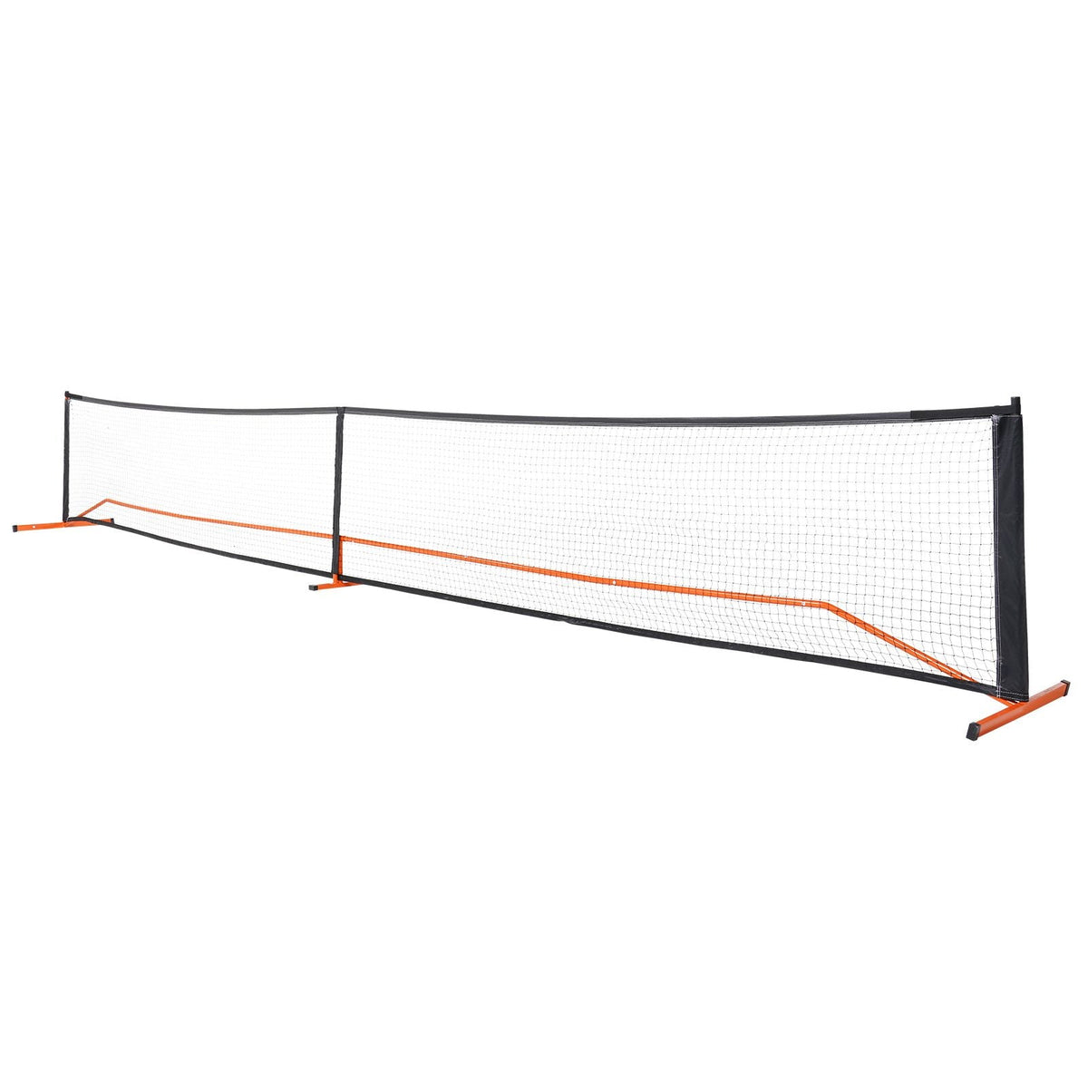 Pickleball Net Set, 22FT Regulation Size Portable Pickleball System with Carrying Bag & Balls & Paddles, Weather Resistant Steady Metal Frame & Strong PE Net, for Outdoor Backyard Driveway