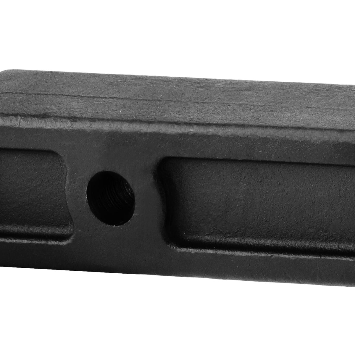 Pintle Hook, 20000 lbs Towing Capacity, Pintle Hitch Receiver for 2-inch Hitch Hook Military Receiver, Fits 2.5 to 3-inch Lunette Ring, 15.6-inch Length, Black Powder Coat, for Various Trailers