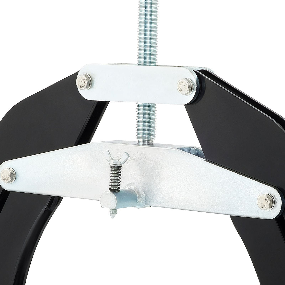 Pipe Clamp, 5 to 12 in, High Strength Ultra Clamp with Quick Acting Screws, Steel Pipe Alignment Tool with Lightweight Design, Black