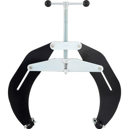 Pipe Clamp, 5 to 12 in, High Strength Ultra Clamp with Quick Acting Screws, Steel Pipe Alignment Tool with Lightweight Design, Black