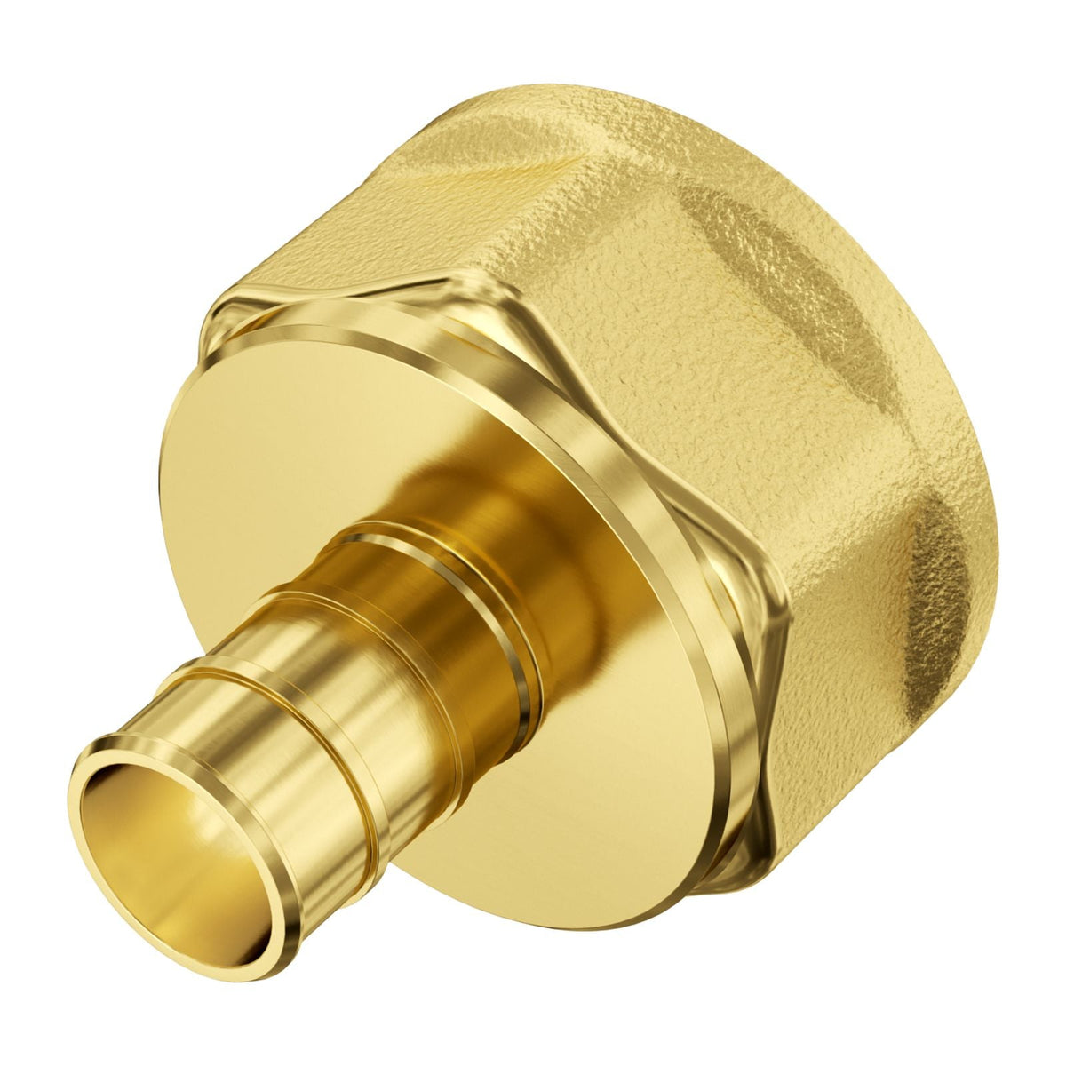 Pipe Fittings, 1/2" 20PCS Brass Pipe Fittings, Clamp-style 1/2 NPT Internal Thread Pipe Connector Brass Air Fittings, Heavy Duty Plumbing Fittings NPT Adapter for Heating/Shower Systems
