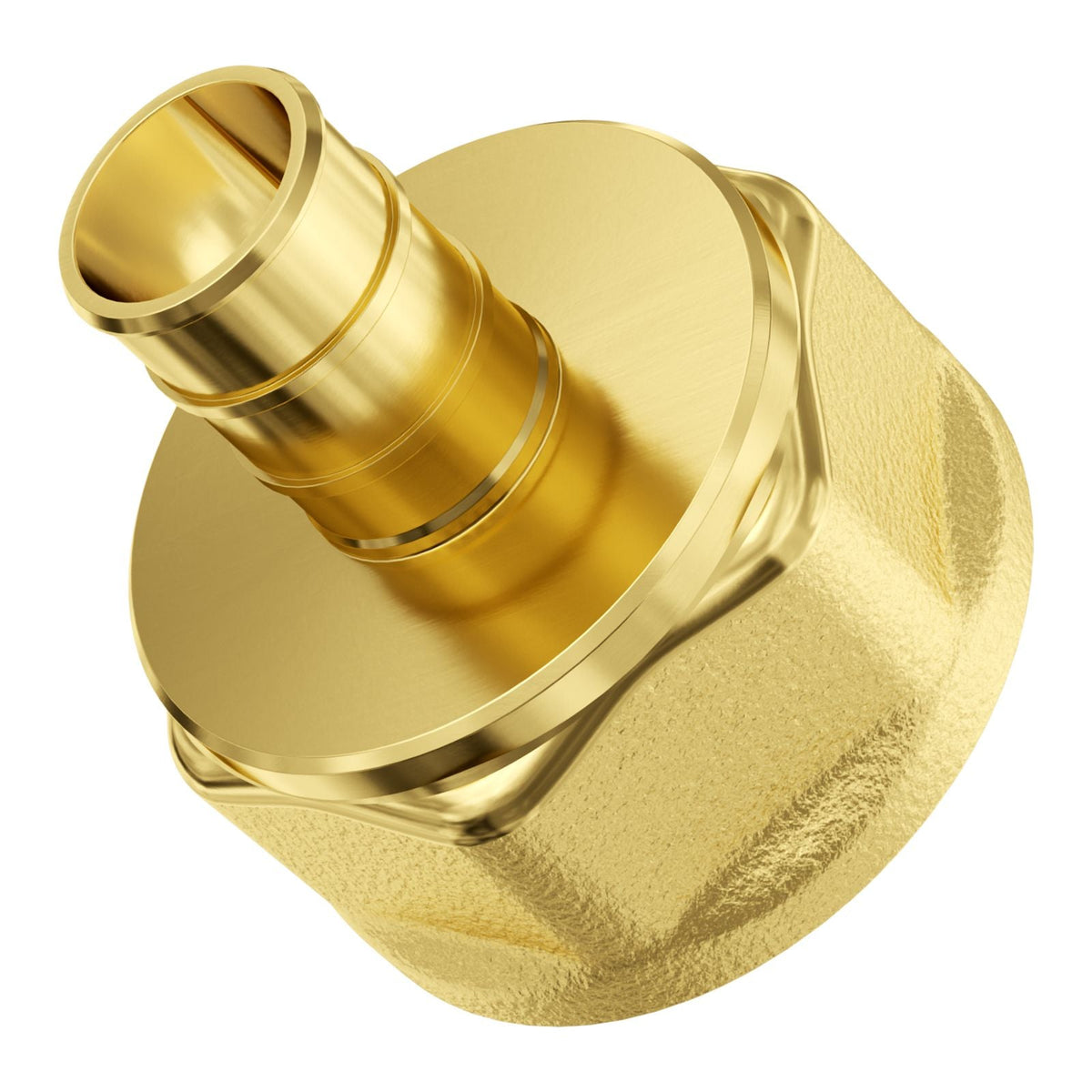 Pipe Fittings, 1/2" 20PCS Brass Pipe Fittings, Clamp-style 1/2 NPT Internal Thread Pipe Connector Brass Air Fittings, Heavy Duty Plumbing Fittings NPT Adapter for Heating/Shower Systems