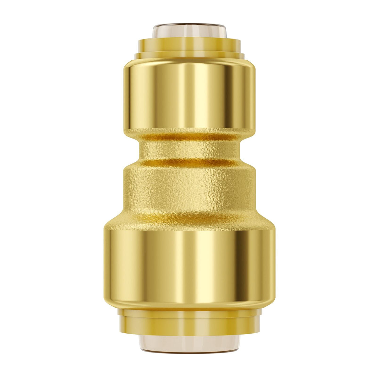 Pipe Fittings, 1/2"-3/4" 12PCS Brass Pipe Fittings, Straight-Through Push-Fit Pipe Connector Brass Air Fittings, Heavy Duty Plumbing Fittings Adapter for Heating/Shower Systems,Water Pipes