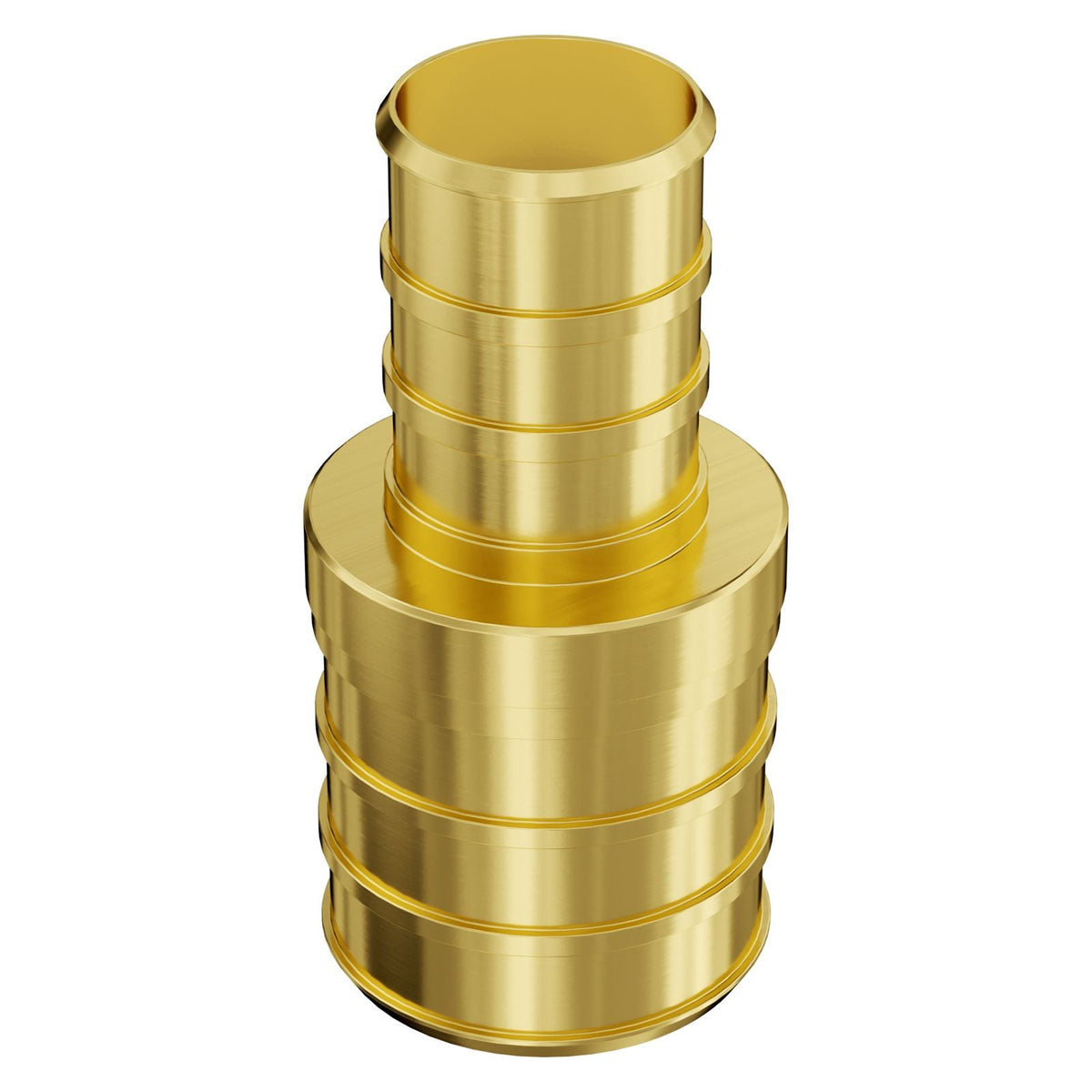 Pipe Fittings, 1/2"-3/4" 50PCS Brass Pipe Fittings, Clamp-style 1/2 NPT Internal Thread Pipe Connector Brass Air Fittings, Heavy Duty Plumbing Fittings NPT Adapter for Heating/Shower Systems