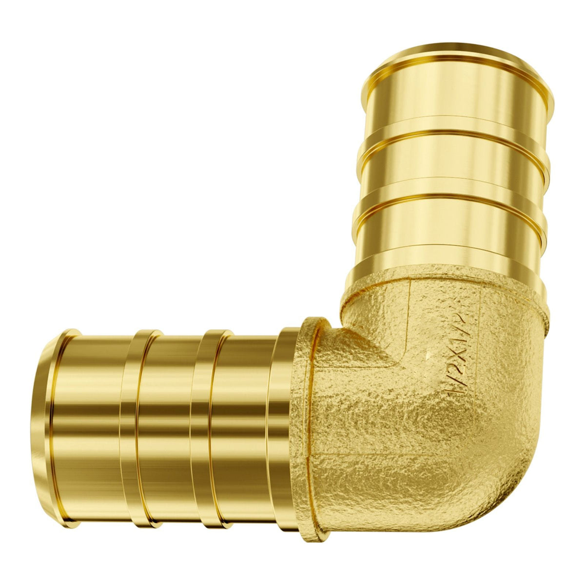 Pipe Fittings, 1/2" 50PCS Brass Pipe Fittings, Clamp-style Elbows Pipe Connector Brass Air Fittings, Heavy Duty Plumbing Fittings Tube Adapter for Heating/Shower Systems, Outdoor Water Pipes