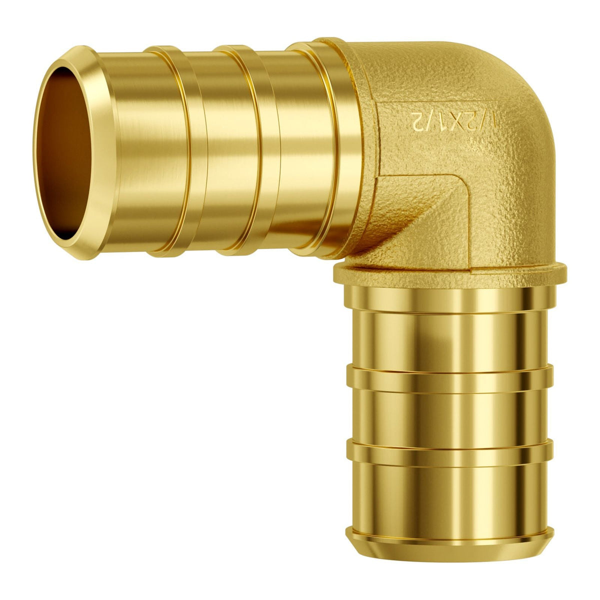Pipe Fittings, 1/2" 50PCS Brass Pipe Fittings, Clamp-style Elbows Pipe Connector Brass Air Fittings, Heavy Duty Plumbing Fittings Tube Adapter for Heating/Shower Systems, Outdoor Water Pipes