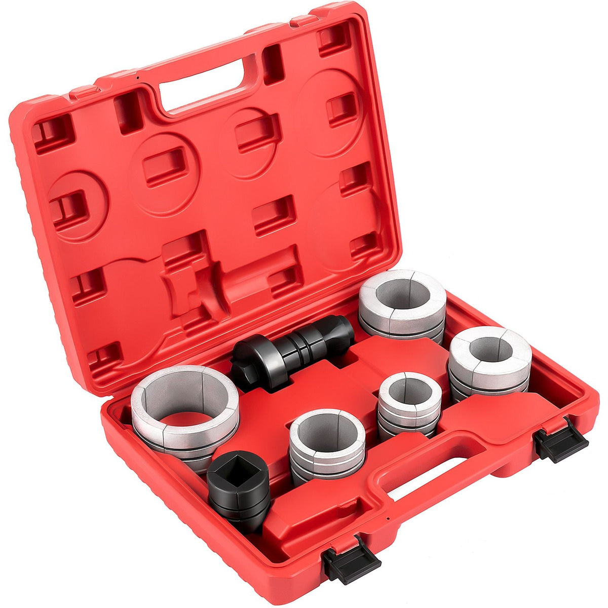 Pipe Stretcher Kit, Exhaust Pipe Stretcher Kit 1-5/8\" to 4-1/4\", Exhaust Pipe Expander Kit for Tail Pipe Tube, Exhaust Pipe Expander Tool with Storing Case, 7 Pcs Pipe Expander, Exhaust Stretc