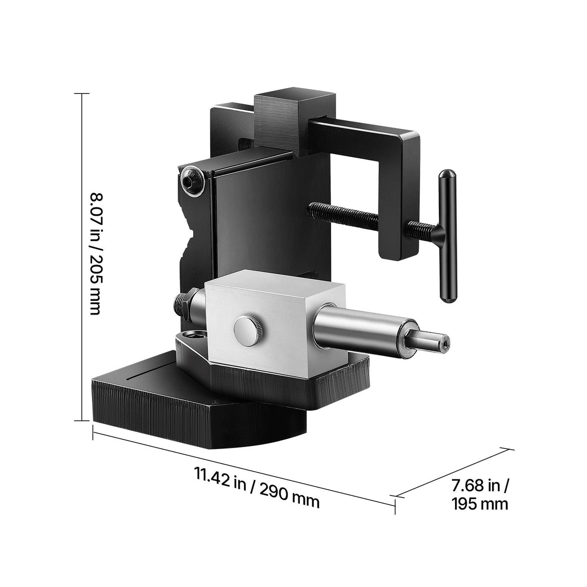 Pipe Tube Notcher, 1/2 to 3-inch Tubing Notcher with 0 to 50° Adjustable Angle, Pipe and Tube Notching Tool for Repair Shops, Home Projects, Metalworking