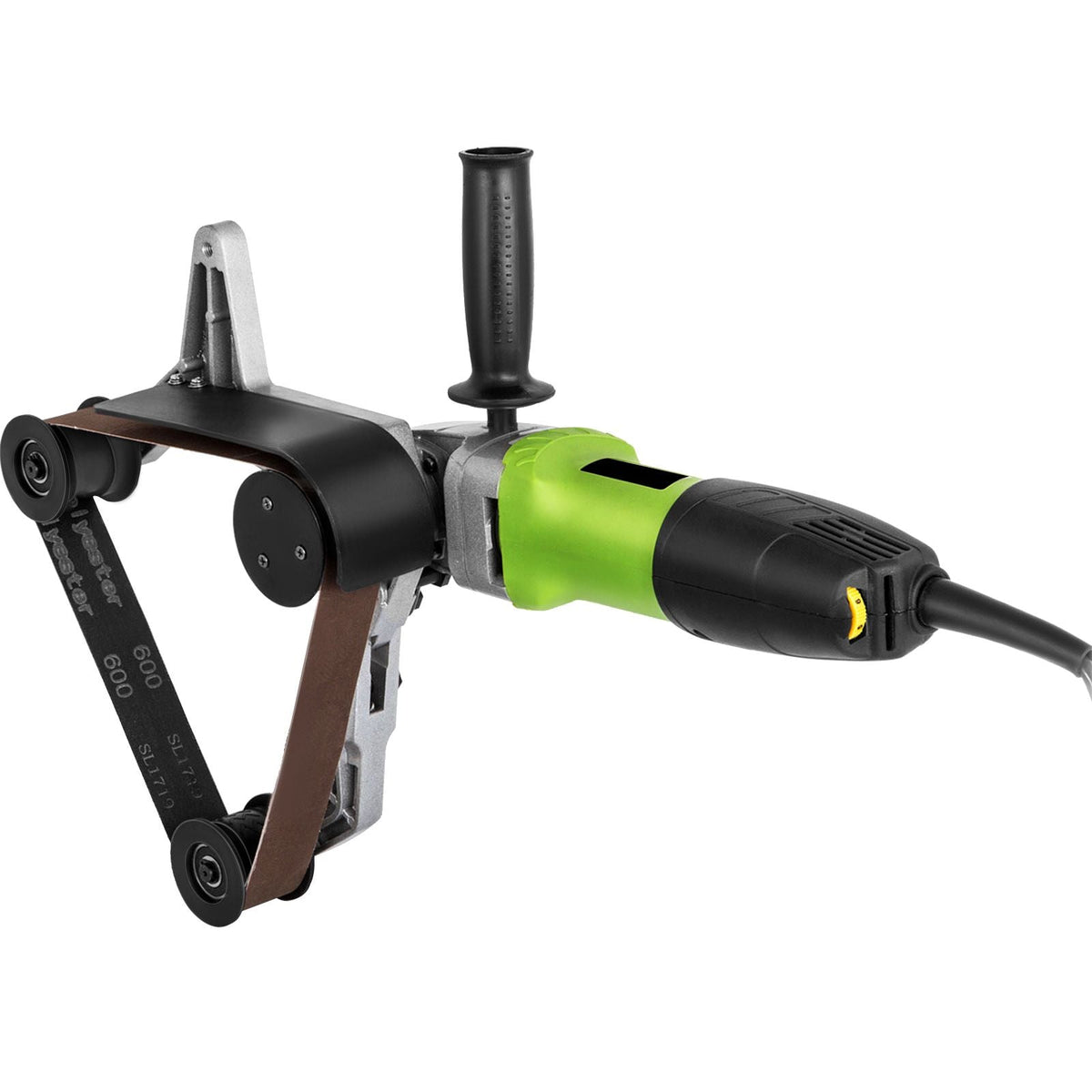Pipe Tube Polisher Sander 7\"/180 mm Max Pipe Diameter,Sander Polisher Grinder 110V 800W,Professional Belt Sander Grinding Machine 6 Speeds Adjustable,for Burnishing Finishing Stainless Steel