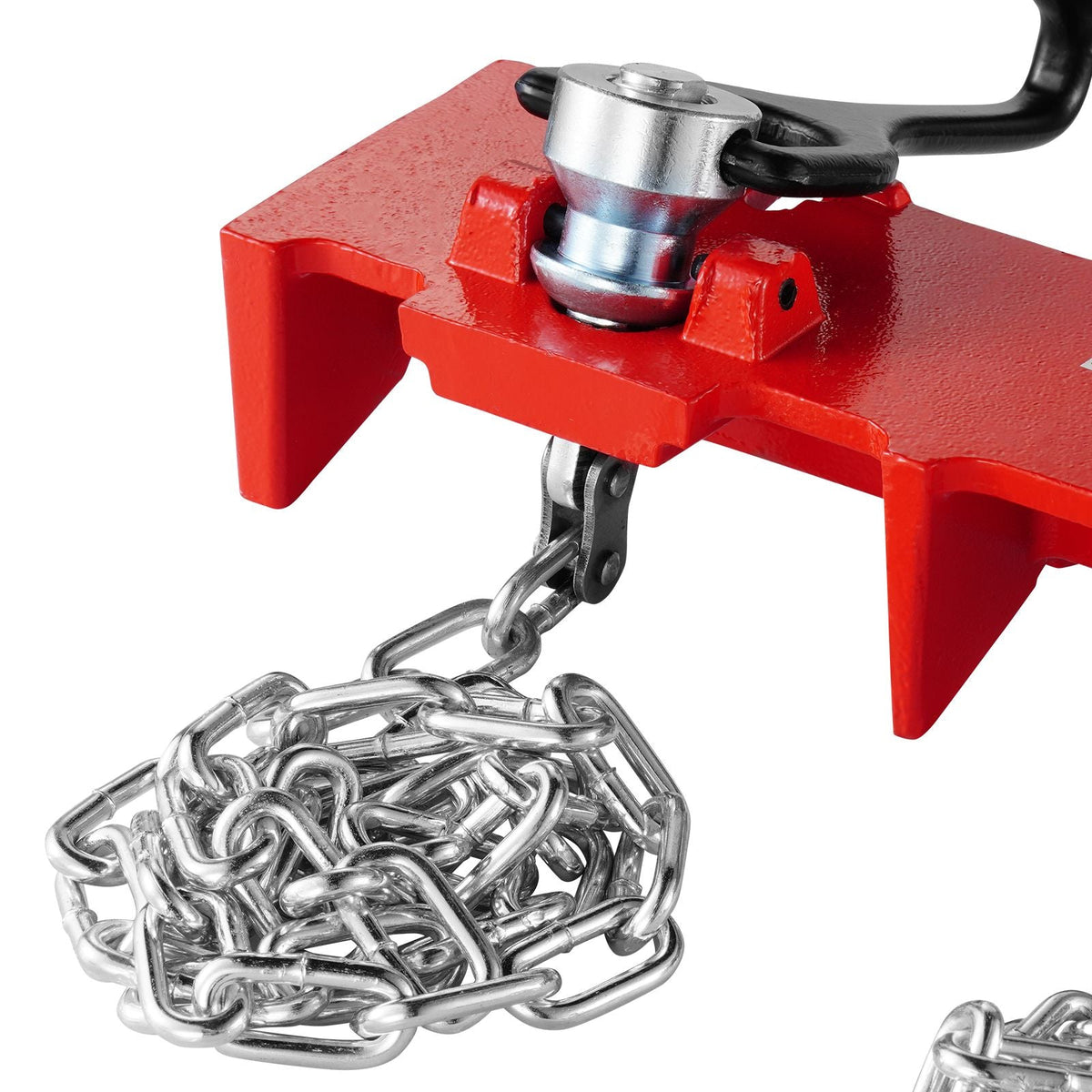 Pipe Welding Vise, 1/2" to 8" Pipe Welding Clamp with Dual Chains & Crank Handles, Heavy-Duty Cast Iron Welding Vise for a Variety of Pipes