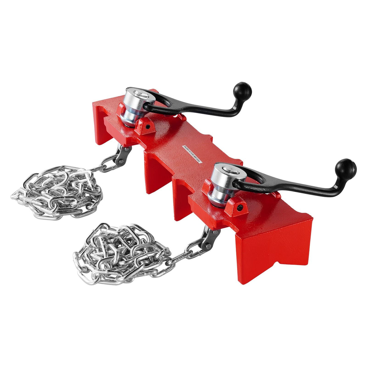 Pipe Welding Vise, 1/2" to 8" Pipe Welding Clamp with Dual Chains & Crank Handles, Heavy-Duty Cast Iron Welding Vise for a Variety of Pipes