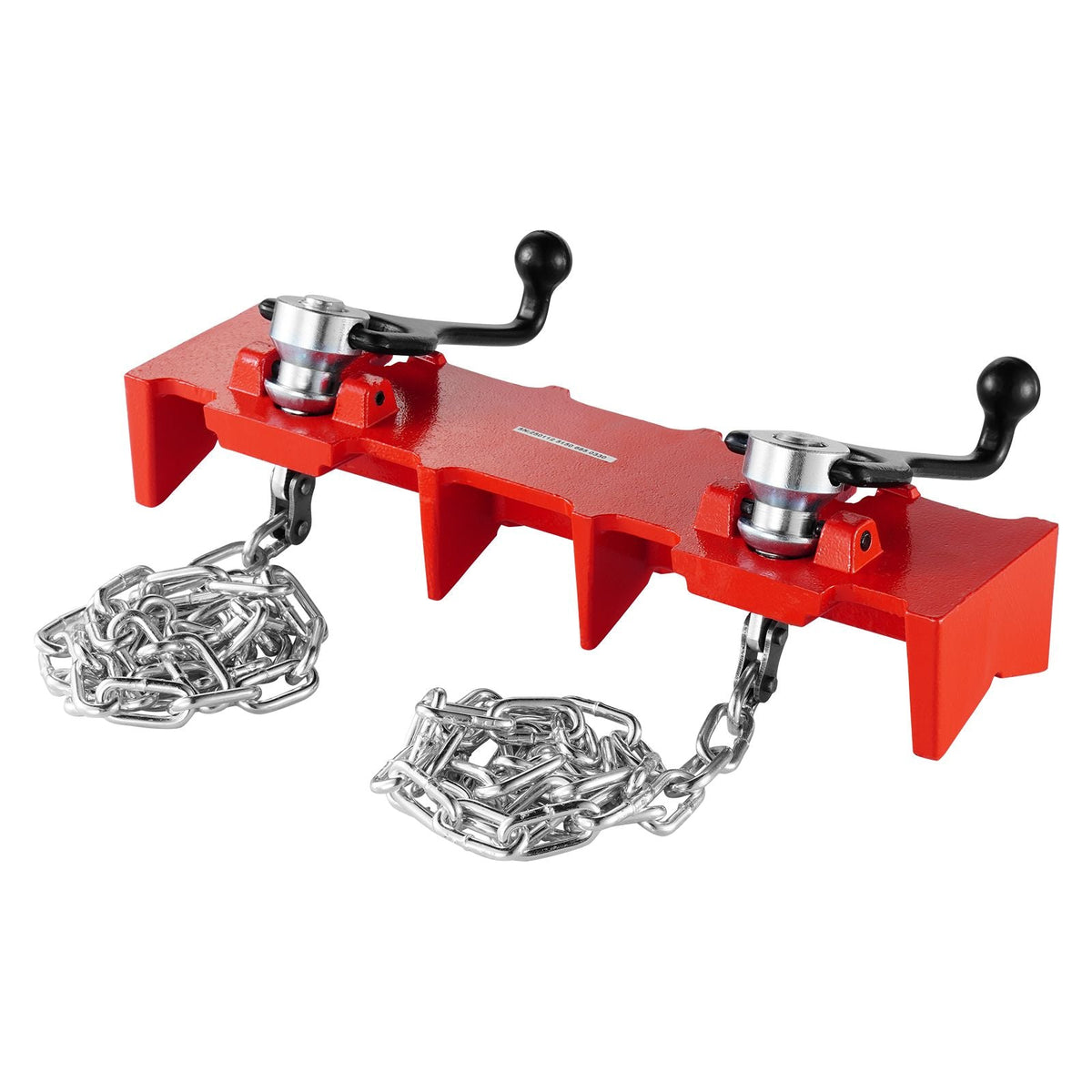 Pipe Welding Vise, 1/2" to 8" Pipe Welding Clamp with Dual Chains & Crank Handles, Heavy-Duty Cast Iron Welding Vise for a Variety of Pipes